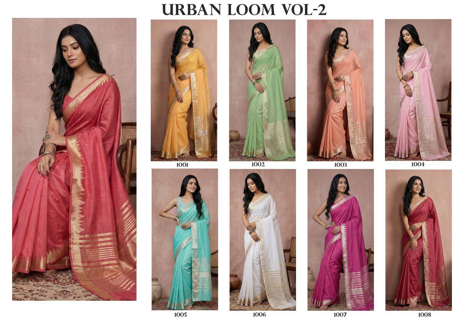 SHREE SHYAM FASHION URBAN LOOM VOL 2 Saree exporters in India